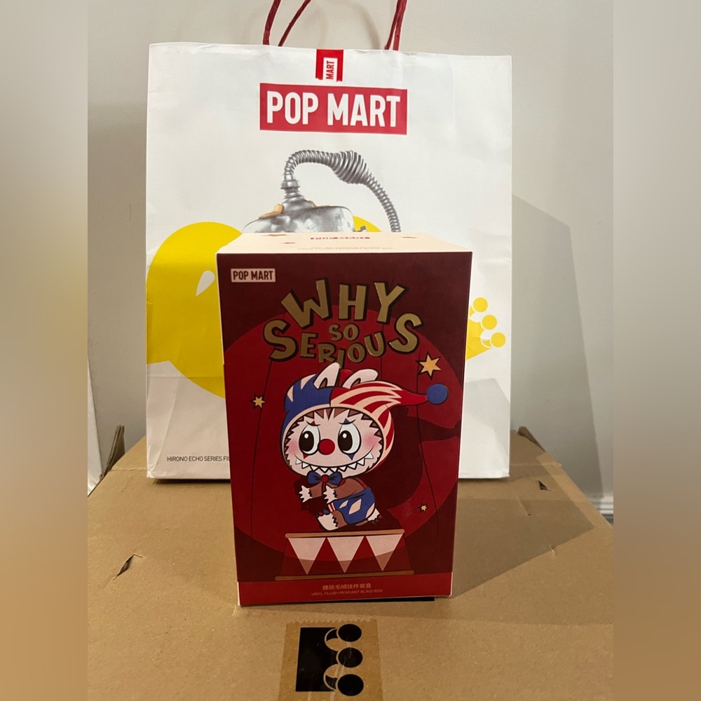 Dimoo Flame Clown WHY SO SERIOUS AUTHENTIC POP MART